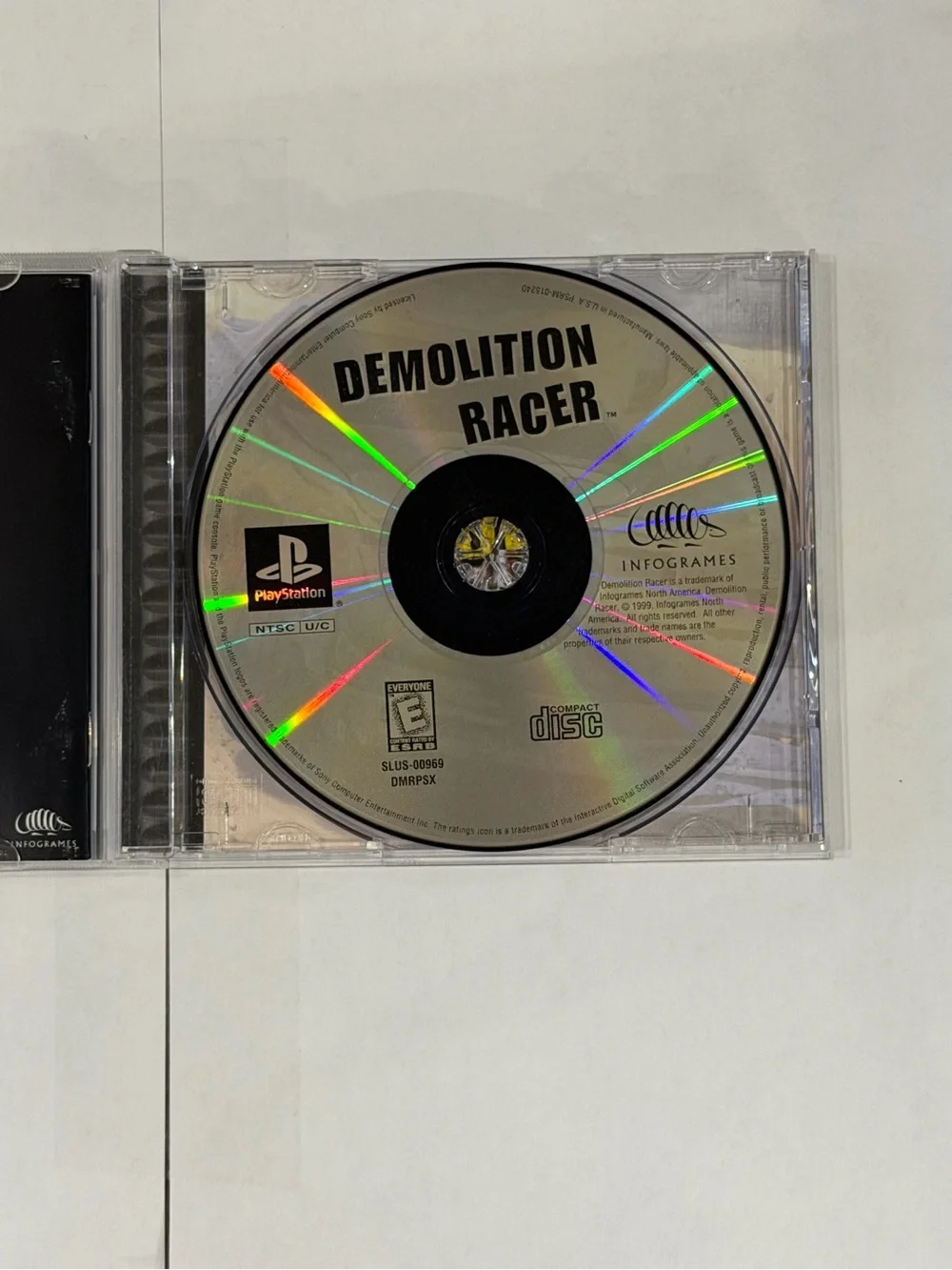 Demolition Racer PS1 Complete Black Label Tested